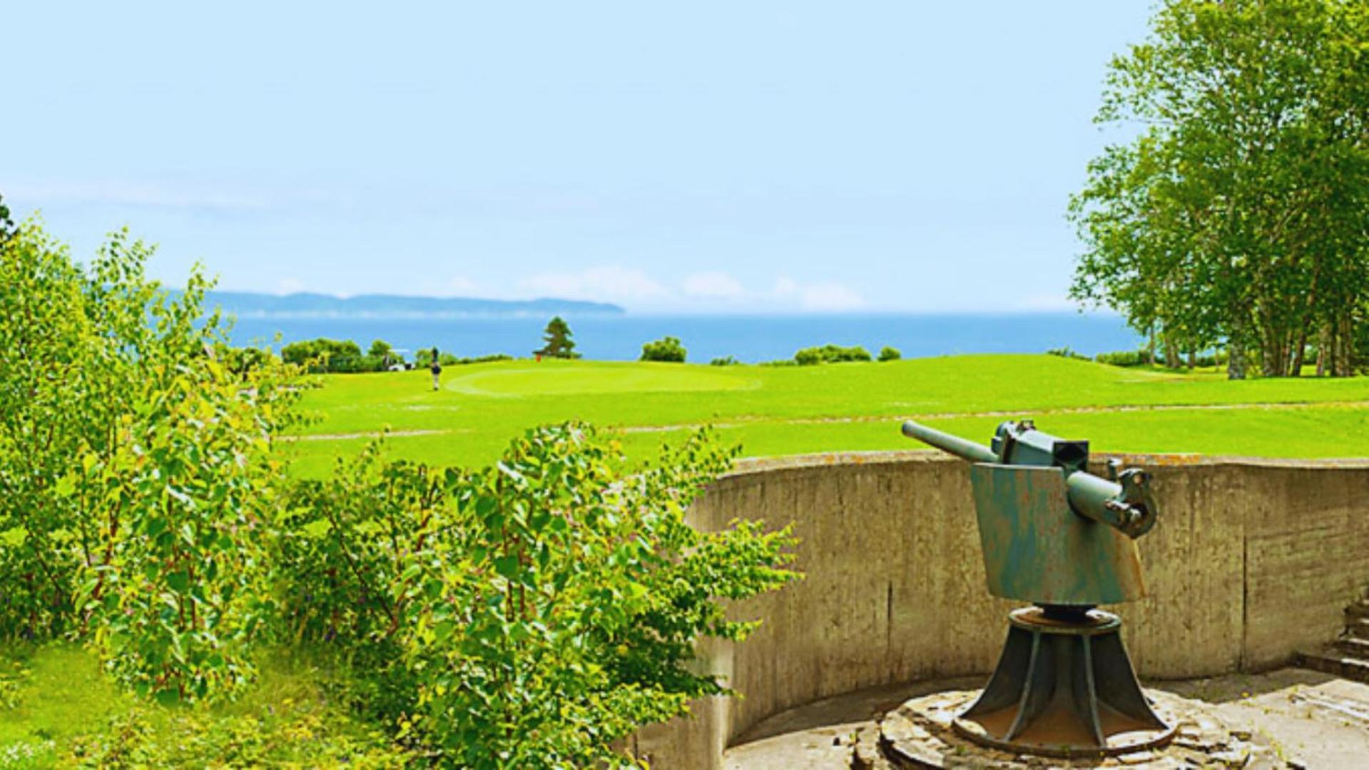 Hebergement Fort Prevel Saint Georges De Malbaie Exteriér fotografie